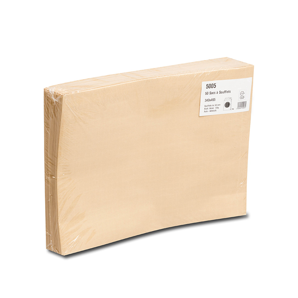 ZMCYN - Lot De 25 Grandes Enveloppes à Soufflet En Papier Kraft - 23,9 X 33,5 Cm - Pour Bureau, École, Documents