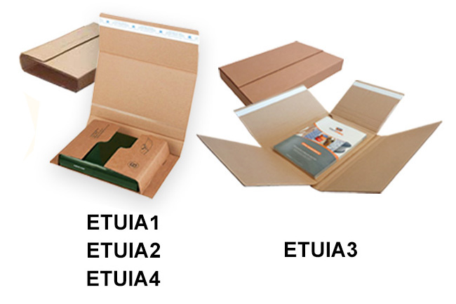 Etui livre, CD, DVD auto-adhésif (Prêt à poster)