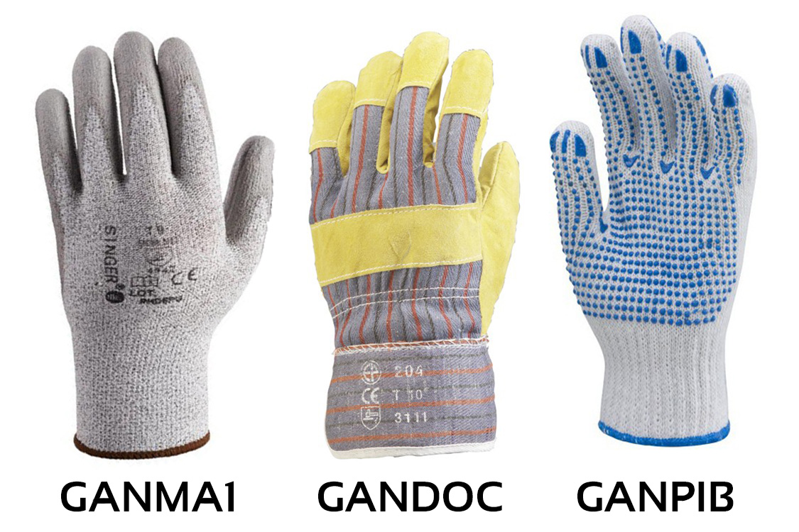 Gants de manutention