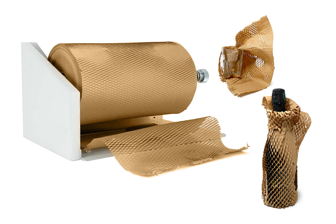 Papier calage alvéolaire écologique nid d'abeille