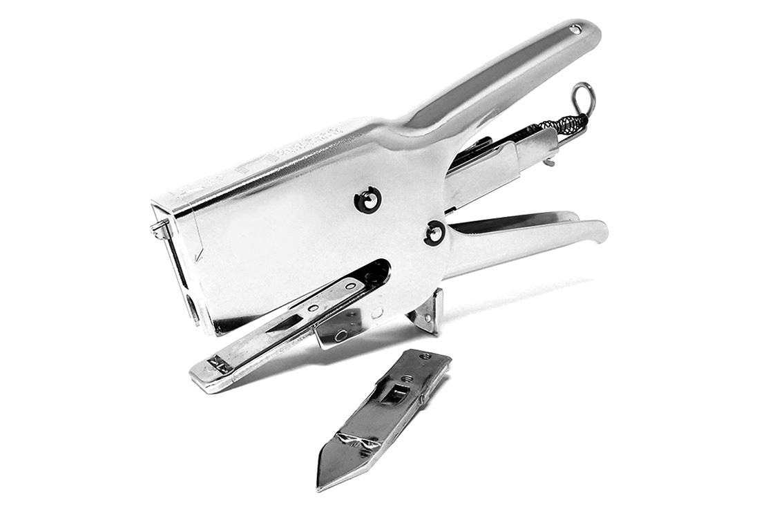 Pince agrafeuse forte et large pour carton