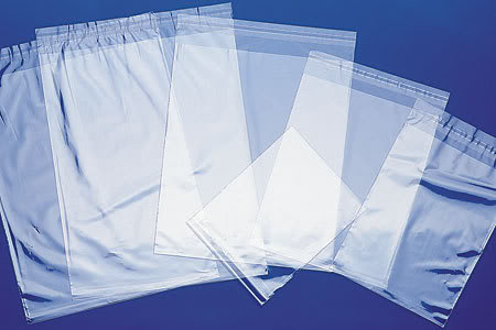 Sachets transparents plats à fermeture autocollante - 18 x 25,3 cm