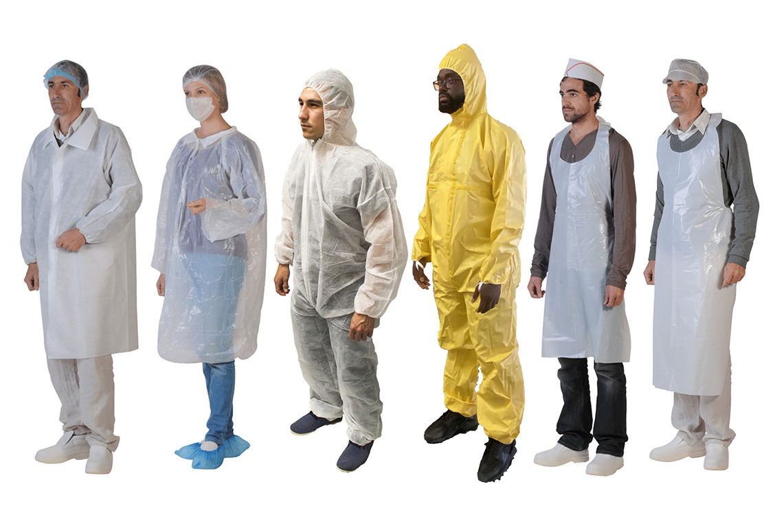 Vêtements hygiéniques jetables